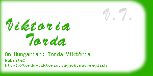 viktoria torda business card