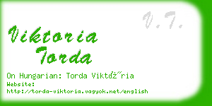 viktoria torda business card
